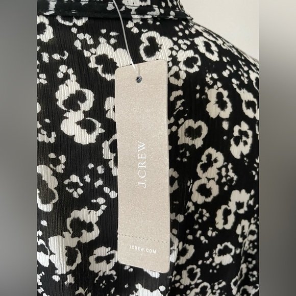 J. Crew Floral Black and White Dress - Picture 8 of 8